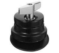 NUSITOU Support Pied Tom Batterie Fer Argenté Base Jambe pour Caisse Claire et Tom Accessoire Setup Facile à Installer Compatible Kit Batterie