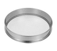 NUSITOU Tamis à Compost en Acier Inoxydable Diamètre 30 CM, Maille 6 MM, Outil de Tamisage du Sol et Terreau, Accessoire Maniable pour Jardinage Domestique