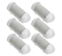 NUSITOU Têtes de Rechange pour Râpe Électrique Pieds 6pcs en Plastique Faciles à Nettoyer pour Enlever Callosités Soin des Pieds