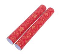 NUSITOU Tube Porte-affiches Rouge en Carton Longueur Réglable, Design Portable pour Rangement de Dessins, Œuvres D'art et Cartes en Voyage ou Création en Extérieur