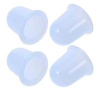 NUSITOU Ventouses en Silicone pour Massage Corporel Relaxant Lot de 4 Portables, pour Débutants, Adaptées Bureau