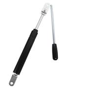 NUSITOU Vérin à Gaz 350n pour Chaise de Coiffure et Fauteuil de Salon - Tige 370 Mm Course 8 Cm - Accessoire de Remplacement Hydraulique pour Chaise de Bureau et Fauteuil de Barbier