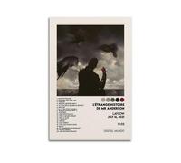 NUSLNG Laylow L'Étrange Histoire De Mr. Anderson - Impression sur toile pour chambre à coucher - Décoration esthétique pour chambre à coucher - 20 x 30 cm - Style sans cadre