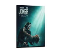 NUSLNG Poster du film Joker Folie À Deux - Art mural décoratif sur toile - Décoration murale moderne pour chambre à coucher - 40 x 60 cm - Avec cadre