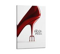 NUSLNG Poster du film The Devil Wears Prada - Art mural décoratif sur toile - Décoration murale moderne pour salon, chambre à coucher, chambre à coucher, 40 x 60 cm, avec cadre