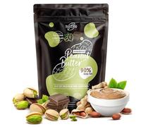 Nustino Pistache & Chocolat 400 g - beurre de cacahuète en poudre riche en protéines, faible en matières grasses, saveur cacao intense et note de pistache, idéal pour une alimentation saine et active