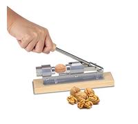 Nut Cracker, noix Cracker écrou mécanique ouvreur de cuisine Outils de bureau avec base en bois et poignée