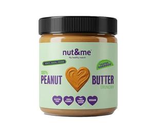 nut&me Beurre de Cacahuète Croquant 1 kg | 100% Cacahuètes Grillées Sans Sucre Ajouté | Peanut Butter Crunchy | Vegan & Sans Gluten, Lactose, Sans Huile de Palme | Source de Protéines