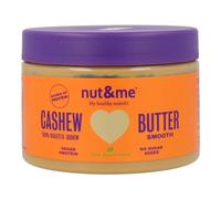 nut&me Beurre de noix de cajou 300g | 100% Purée de noix de cajou grillées sans sucre ajouté | Vegan, riche en fibres et low carb | Pâte à tartiner, cuisiner et pour pâtisserie