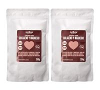 nut&me Collagène et magnésium saveur cacao 500 g | Pack 2 x 250 g, Haute teneur en magnésium, Haute teneur en fer, Source de potassium, Régime keto, Sans gluten ni lactose