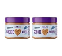 nut&me Pâte à Tartiner Goût Biscuit 500 g | Élaborée à base de fruits secs | Sans sucres ajoutés ni arômes artificiels | Vegan, sans gluten | Saveur intense & riche en fibres végétales | Pack 2 x 250g