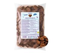 nut&me Pépites de chocolat au lait KETO 1 kg | Sans sucres ajoutés | Végétarien | Sans gluten | Sans OGM | Pâtisserie | Pack économique
