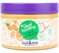 nut&me Purée d' amande et noix de coco 250 g | 64% Amandes et sans sucres ajoutés | Vegan et sans gluten | Créme riche en fibres et protéines végétales | Idéale pour recettes healthy