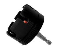 Nut Runner, Abs Nut Removal Drill Attachment for Fast Nut Installation Withstand Frequent Heavy Duty Use Essential Addition Enhance Efficiency Easy Tightening