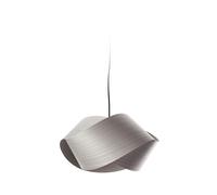 Nut Suspension Lampe suspendue Câble et baldaquin en noir Abat-jour en gris LZF Lamps - NUT S 29