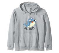Nut-whal Jeu de Mots drôle Narval Sweat à Capuche