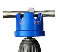 Nut Zipper Drill Attachment - Nut Zipper | Fast Extractor Tool Aluminum Alloy | Fits 1/4 3/8 1/2 inch Rods Runner for Construction Furniture Home Plumbing Automotive Electrical Work Woodworking