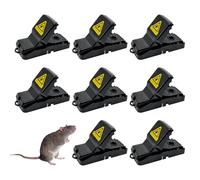 Nutabevr 8 Pièces piège à Rats Professionnel, Piège à Souris Maison réutilisable, Piège à Souris conçu par Structure de Boucle très Sensible, pour Les Cuisines, Jardins, entrepôts, Caves