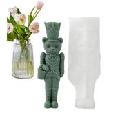 Nutcracker Candle Mold - 3D Animal Silicone | Resin & Soap Casting