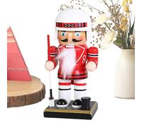 Nutcracker Figurines, Baseball Football Player, 6 pouces Tabletop Sports Theme Nutcracker, Desktop Nappe Fireplace Bookshelf Table Centerpiece, Collectible Holiday Decor For Christmas Party Home