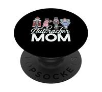 Nutcracker MOM Ballet de Noël Amusant Meme PopSockets PopGrip Adhésif