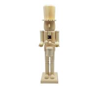 Nutcracker Ornaments Figurine - 3D Carving Wooden Classic 38cm, Christmas Collectible Holiday Party, Kitchen Shelf Bedroom Decor, Living Room Cabinet Accent | Halloween Thanksgiving Piece for Home