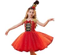 Nutcracker Robe tutu de Noël pour fille avec nœud et bandeau | Costume casse-noisette pour enfants âgés de 2 à 12 ans, jeu de rôle, bal masqué, carnaval, vacances, fête, scène