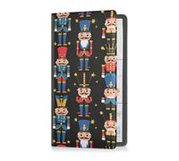 Nutcracker Soldier Porte-carte grise et assurance en cuir synthétique pour permis de conduire, cartes et documents essentiels