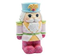 nutcrackerChristmas Decor | Resin Hand-Painted Figurine | Eco-Friendly Resin with A Smooth Polished Finish and A Lightweight, Shatterproof Design That Resists Accidental Drops. The FA Gathering Party