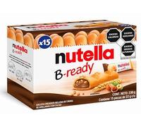 Nutella B-Ready - Barres croustillantes fourrees la boite de 15 pieces - 286,5 g