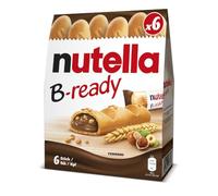 Nutella B-Ready Crunchy Wafer Shell filled with Nutella Kosher Dairy 132g
