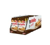 Nutella B-ready - Cœur onctueux au Nutella® - Gaufrette Individuelle avec Cœur Fondant - Lot de 24 paquets de 2 barres