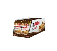 Nutella B-ready - Cœur onctueux au Nutella® - Gaufrette Individuelle avec Cœur Fondant - Lot de 24 paquets de 2 barres