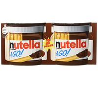 Nutella Bâtonnets Céréaliers et Pâte à Tartiner aux Noisettes et au Cacao 2 x 13 g - Lot de 4