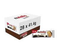 Nutella Biscuits - Biscuit Doré et Croquant Coeur Nutella - Format Familial - Idéal pour le goûter et à partager - 28 x 3 Biscuits