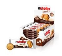 Nutella Biscuits - Biscuit Doré et Croquant Coeur Nutella - Format Familial - Idéal pour le goûter et à partager - 28 x 3 Biscuits