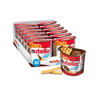 Nutella - Nutella & Go - Pâte à tartiner aux noisettes et bâtonnets croustillants - 12 x 52 g