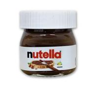 Nutella mini pot pâte à tartiner noisette cacao - lot de 64 pots individuels 25g - hôtel petit déjeuner buffet restauration - idée cadeau mariage baptême personnalisable