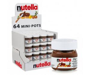 Nutella Nutellino Mini portion 25 gr - Carton de 64 Mini pots en verre