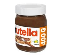 NUTELLA - Pâte à Tartiner Onctueuse Noisettes & Cacao, Saveur Gourmande pour le Petit-Déjeuner (Pot 400g) - Le Lot De 4