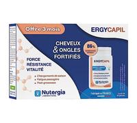 Nutergia – Ergycapil Complément cheveux et ongles – Force, résistance, vitalité – 3x90 gélules