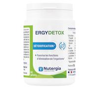 Nutergia - Détoxification - Elimination rénale & favoriser les fonctions d’élimination hépatique et biliaire - Complément alimentaire - 60 Gélules - Fabrication Française
