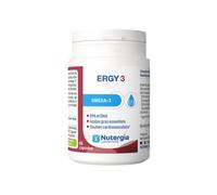 Nutergia Complément alimentaire Ergy 3 – Cholestérol, Diabète – 60 capsules