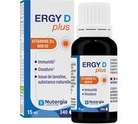 Nutergia Ergy D Plus Vitamine D3 800UI Flacon 15ml