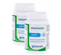 Nutergia - ERGYBASE - Acidité - Maintien de l’équilibre acido-basique - Fonctionnement des enzymes digestives - Complément alimentaire - Lot de 2 boites 60 Gélules