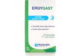 Nutergia Complément alimentaire Ergygast – Digestion et transit – 20 sticks