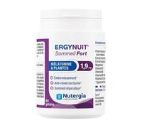 Nutergia | Gélules ErgyNuit Sommeil Fort | 60 gélules | Mélatonine & Plantes