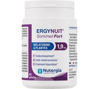 Nutergia Ergynuit Sommeil Fort Mélatonine & Plantes 60 Gélules
