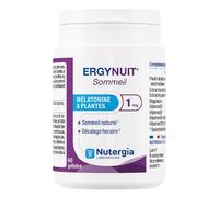 Nutergia ERGYNUIT Sommeil mélatonine et plantes 60 gélules 1mg