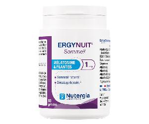 Nutergia ERGYNUIT Sommeil mélatonine et plantes 60 gélules 1mg